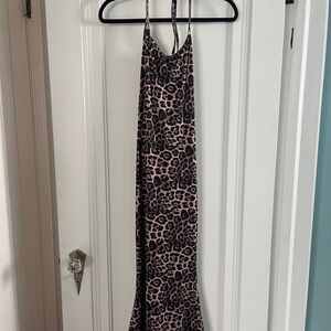 Leopard Print Maxi Dress
